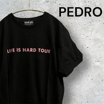 T셔츠 PEDRO 블랙 밴딩 아유니D