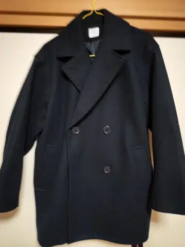 coen 네이비 더블 브레스트 코트 M