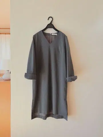 ADORE 원피스 그레이 긴팔 원피스 미사용급 사이즈 38