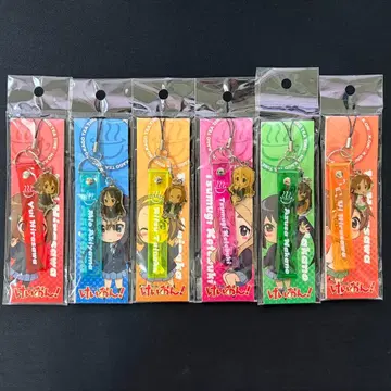 케이온! 핸드폰 스트랩 6세트