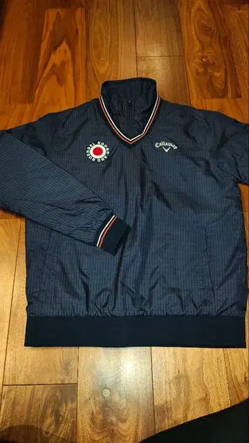 캘러웨이 네이비 체크 무늬 자켓