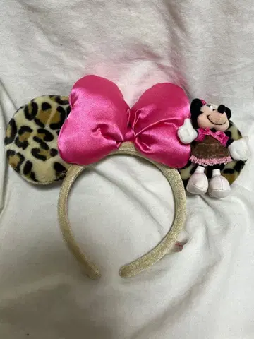 미니 마우스 레오파드 무늬 머리띠