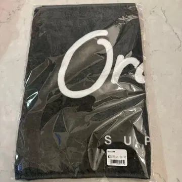 ORANGE RANGE 필기체 2025 페이스 타월 오렌지 레인지 그레이