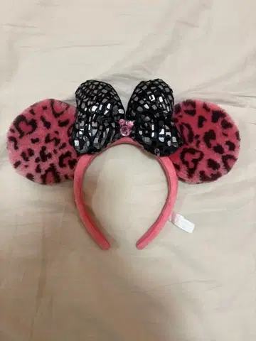 미니 마우스 레오파드 무늬 머리띠