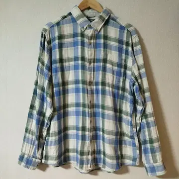 eddie bauer 스리랑카 제조 체크 셔츠 L 사이즈