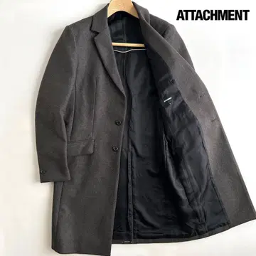 [ 새상품 ] 어태치먼트 체스터 코트 캐시미어 혼방 일본제 고급