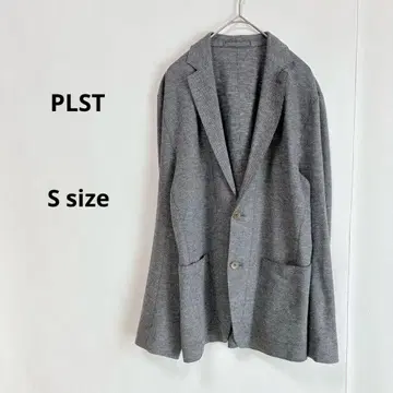 PLST 플라스테 테일러드 자켓 S 그레이 울 혼방 오피스