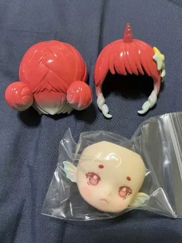 ANTU 조의 비기 헤어, 페이스 부품 블라인드 인형 4