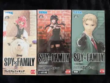 SPY x FAMILY 프리미엄 피규어 아냐 요르 로이드 3종 세트
