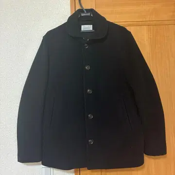 URBAN RESEARCH DOORS 남성용 코트 40 울 블랙 L