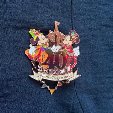 Disney 40주년 핀 배지