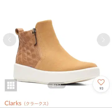 클락스 베이지 스웨이드 숏부츠