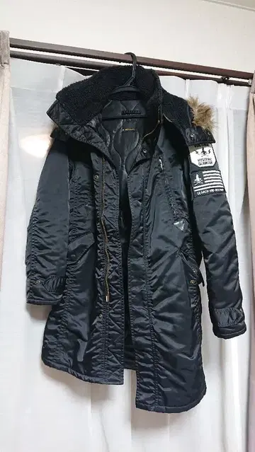 HYSTERIC GLAMOUR 블랙 밀리터리 자켓