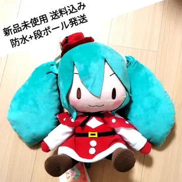 하츠네 미쿠 시리즈 후와푸치 LL 봉제 인형 하츠네 미쿠 크리스마스