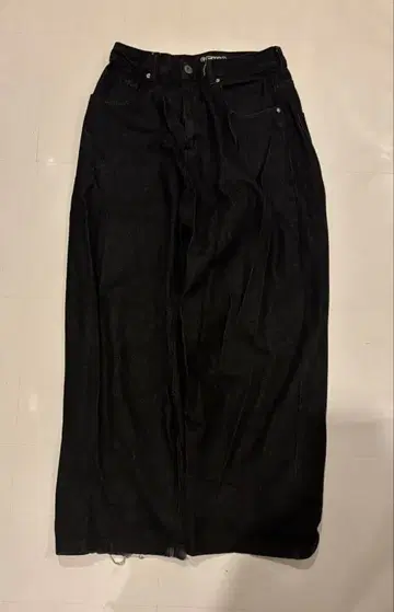 Bevis 배기 데님 블랙