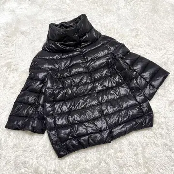 새상품급 HERNO 다운 자켓 소피아 7부 소매 숏 기장 라이트 다운