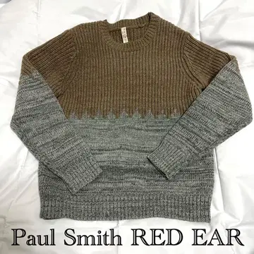 새상품급 폴스미스 레드이어 남성용 스웨터 M 사이즈 브라운 그레이