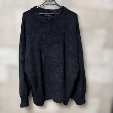 루즈 블랙 니트 L 사이즈