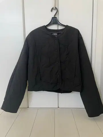 ZARA 블랙 퀼팅 자켓