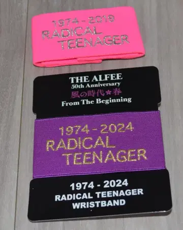 THE ALFEE RADICAL TEENAGER 리스트 밴드 2세트