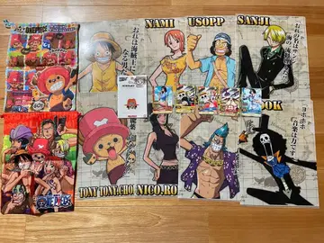 원피스 클리어 파일 복조리 카드 씰 묶음 판매