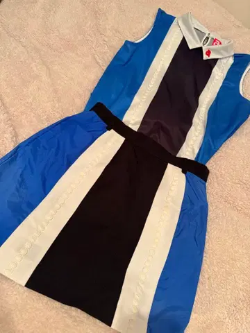 아르치비오 스트라이프 골프 상하의 세트 38 블랙 파랑