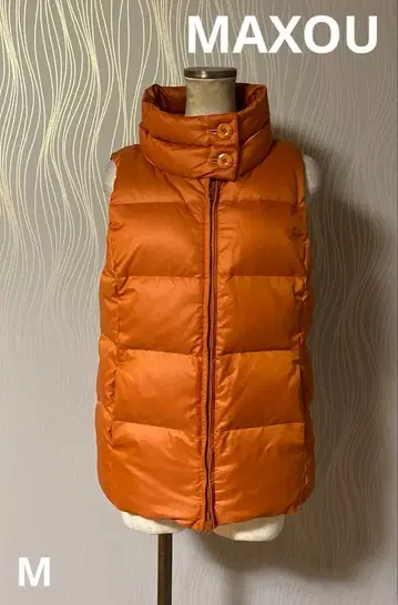 MAXOU 맥조 다운 베스트 오렌지