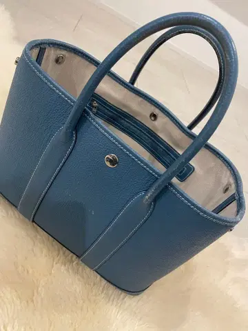 인기 가죽 귀여운 토트백 블루진