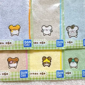 하무타로 제일복권 J상 핸드 타월 6종 컴플리트 세트