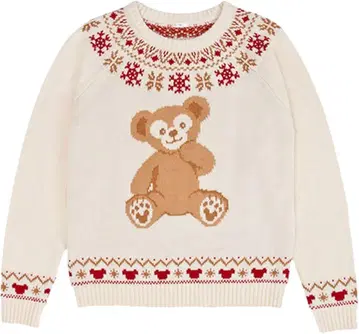 디즈니씨 더피 니트 스웨터 S 사이즈 아이보리