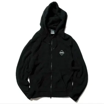 FCRB PILE ZIP UP HOODIE 블랙 파일 지퍼