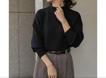 URBAN RESEARCH DOORS 보틀넥 니트 축열 풀오버