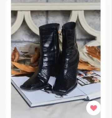 Darich 크로커다일 가죽 숏부츠