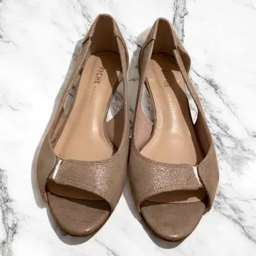 (새상품급) PICHE ABAHOUSE 오픈토 펌프스 35