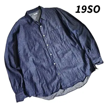 나인틴틴SO 19SO 오버 사이즈 긴팔 데님 셔츠 84982