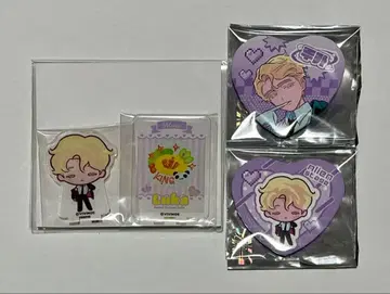 에이리언 스테이지 애니메이트 카페 아크릴 스탠드 캔뱃지 루카 캔뱃지