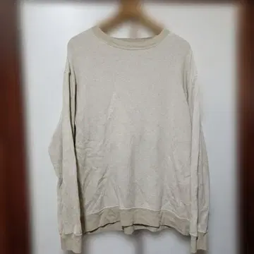 come.arch. 맨투맨 코무아치 4 리브 밑단 절개