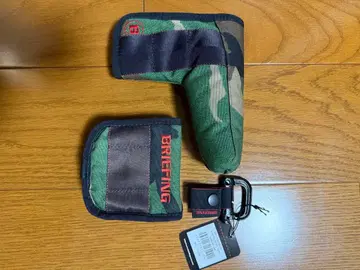 BRIEFING 퍼터용 골프헤드커버 카모플라쥬 2개