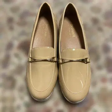 brilliant 베이지 로퍼 레인슈즈