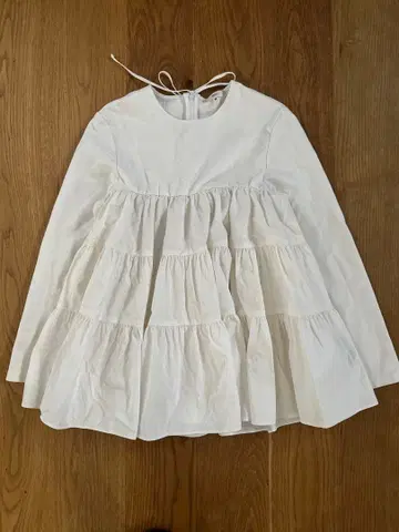 새상품급 yori 요리 도킹 티어드 블라우스 36