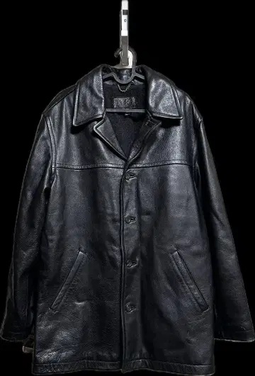 [ 구제 의류 ] 가죽 자켓 하프 코트