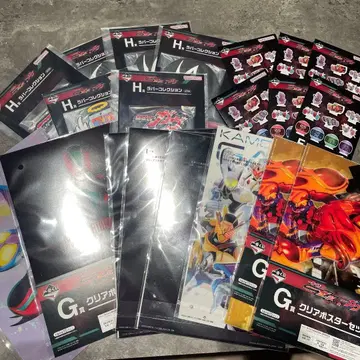 가면라이더 제일복권 러버 컬렉션 아크릴 스탠드 클리어 포스터