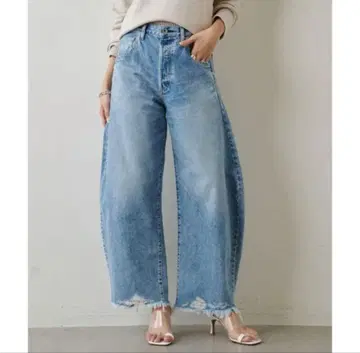 윔 가젯 Whim Gazette 라인 커브 데님 38