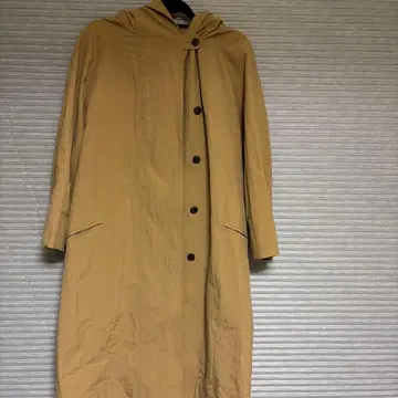 Manute 후드 부착 베이지 트렌치코트