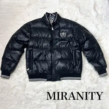 [레어 새상품급] 밀라니티 블랙 다운 자켓 엠블럼 포함