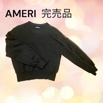 AMERI 아메리 맨투맨 상의 시스루