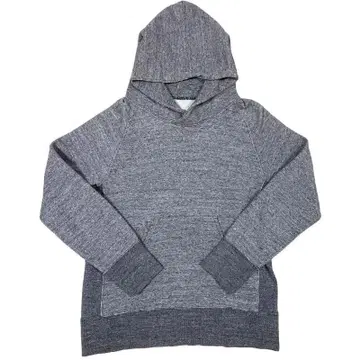 CURLY 컬리 풀업 후드티 3단 리버스 위브 그레이