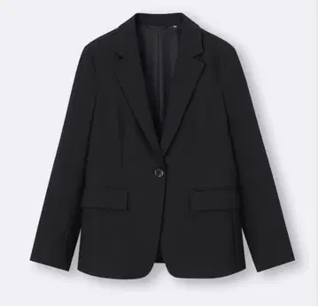 GU 블랙 테일러드 자켓 L 사이즈