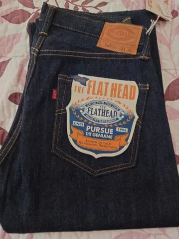 레어 THE FLAT HEAD 데님 5005 데드스탁