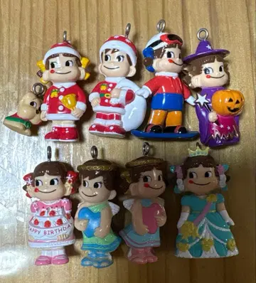 후지야 페코짱 포코짱 키링 9개 세트